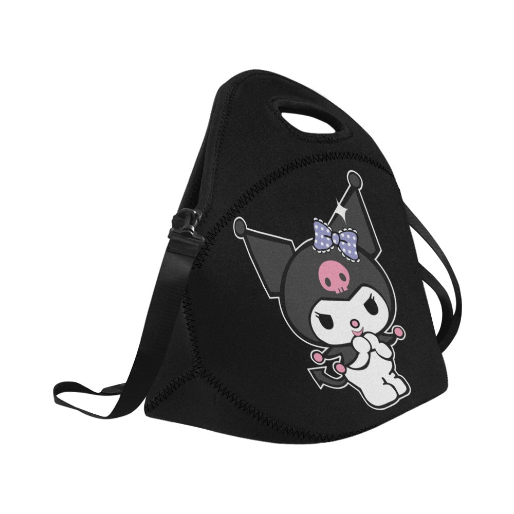 Kuromi lunch bag Neoprene Lunch Bag/Large (Model 1669)