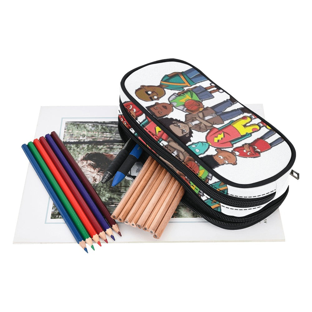 Cartoon Crew Pencil Pouch (Model 1680)