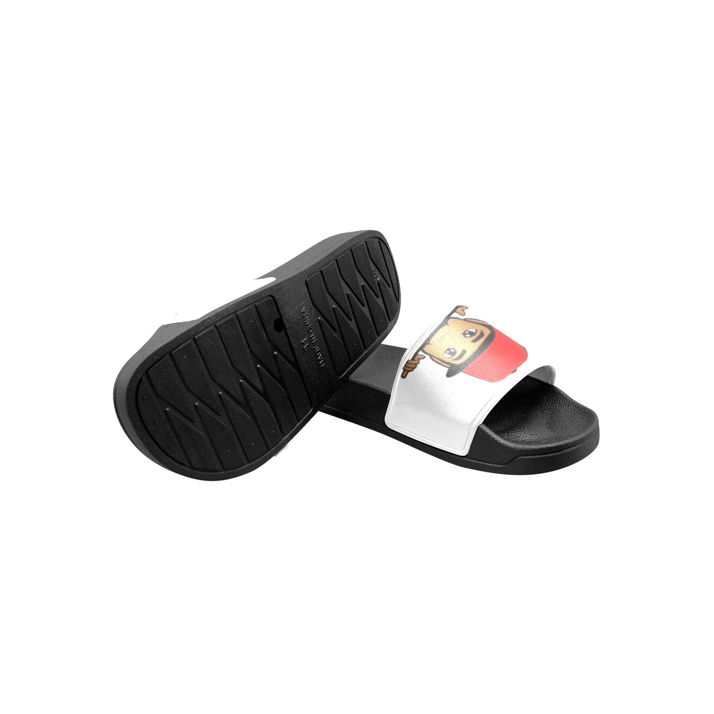 Peek-A-Boo Boy Kids Slide Sandals (Model 057)