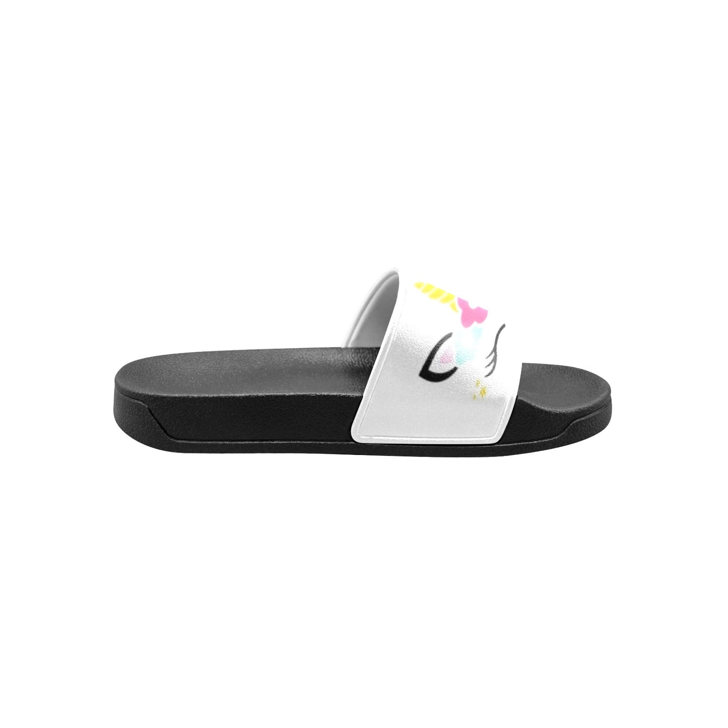 Unicorn Girl Kids' Slide Sandals (Model 057)