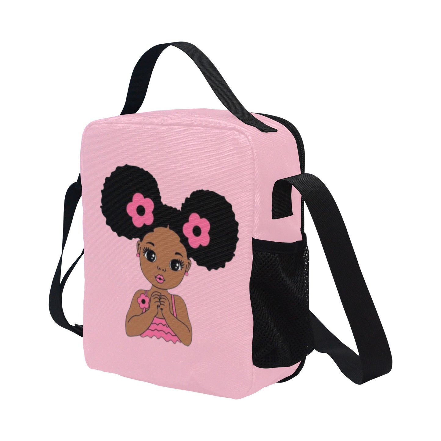 Afro Puff Crossbody Lunch Bag (Model 1722)