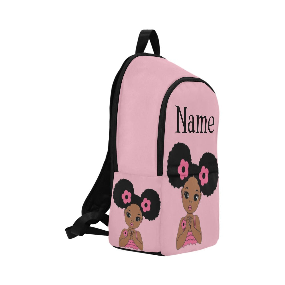 Afro Puff Backpack