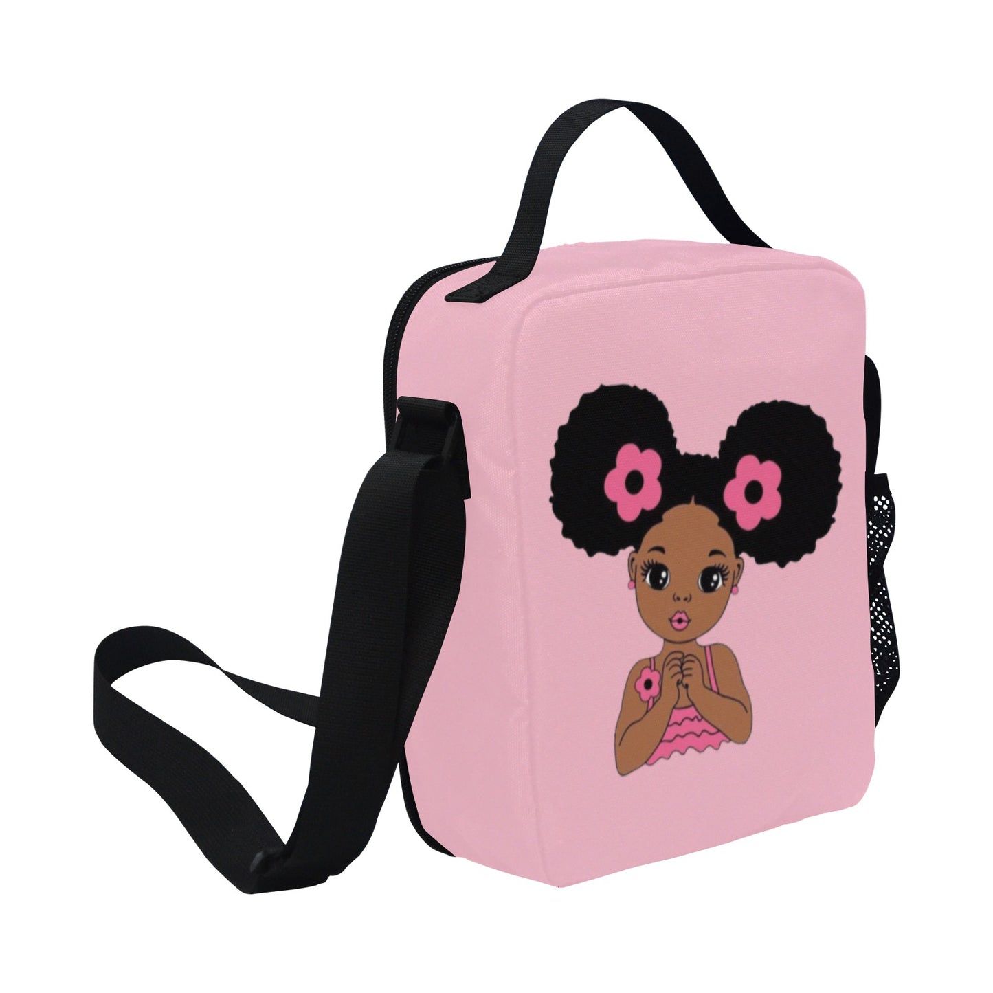 Afro Puff Crossbody Lunch Bag (Model 1722)