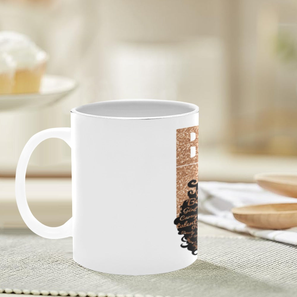 Afro Queen coffee mug White Mug(11OZ)