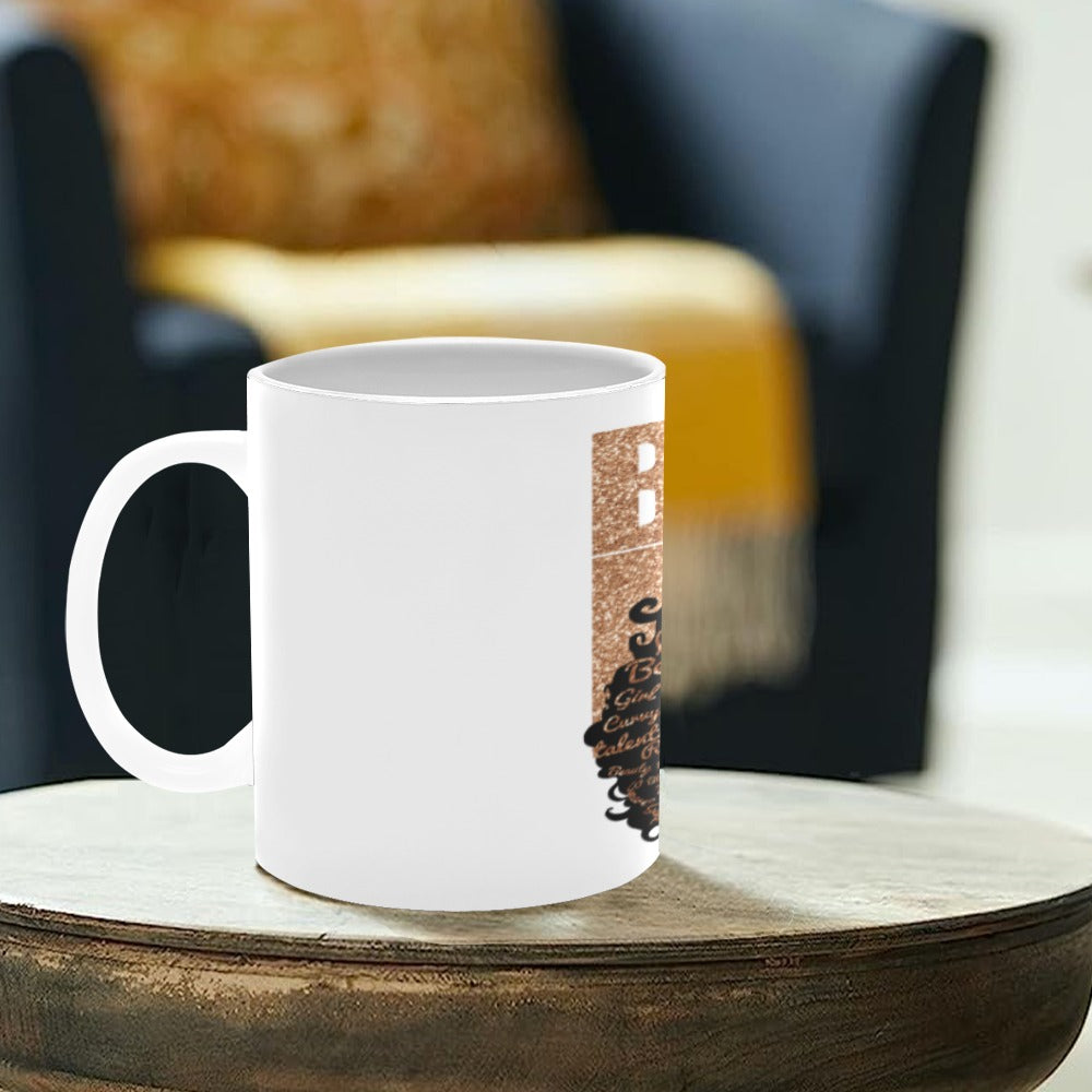 Afro Queen coffee mug White Mug(11OZ)