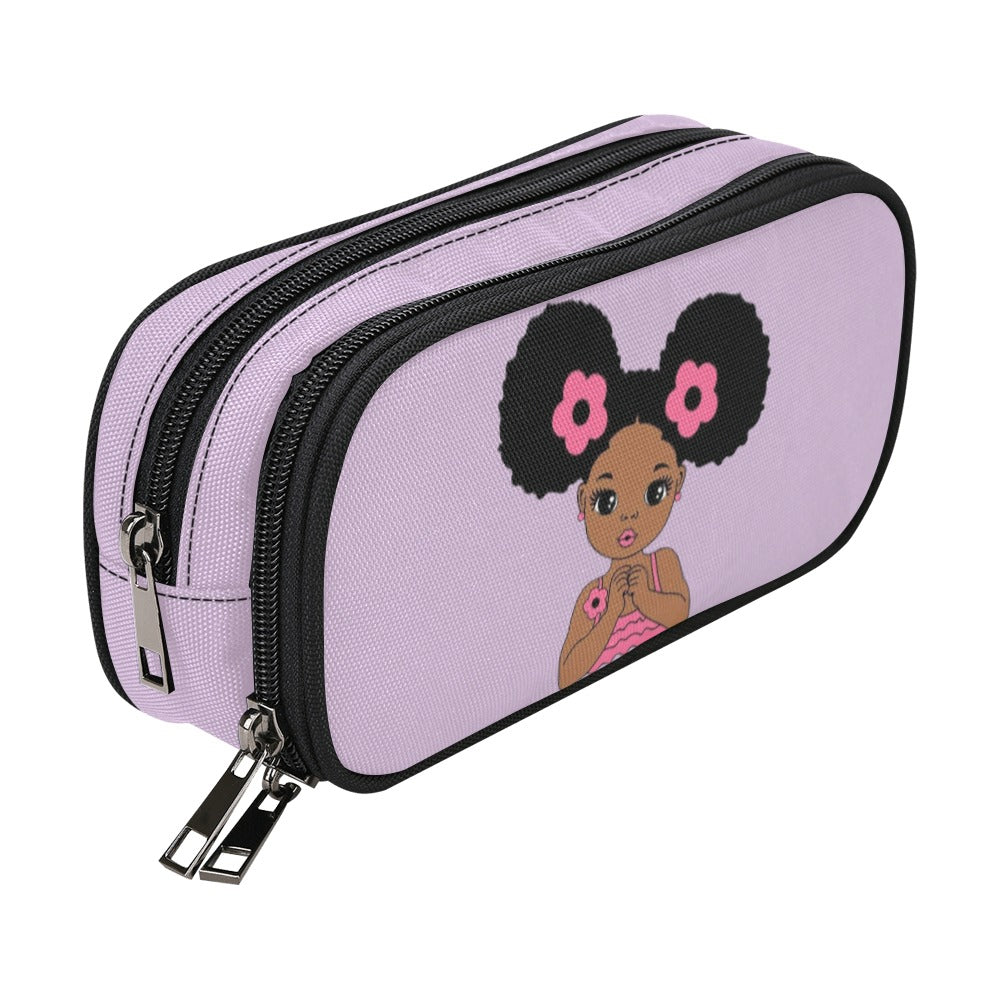 Afro Puff Pencil Pouch (Model 1680)