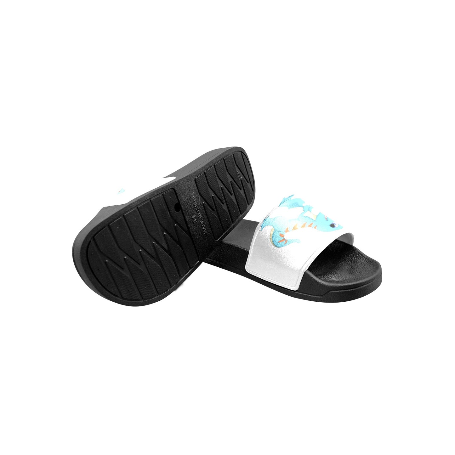 Boys Dino Slipper Kids' Slide Sandals (Model 057)