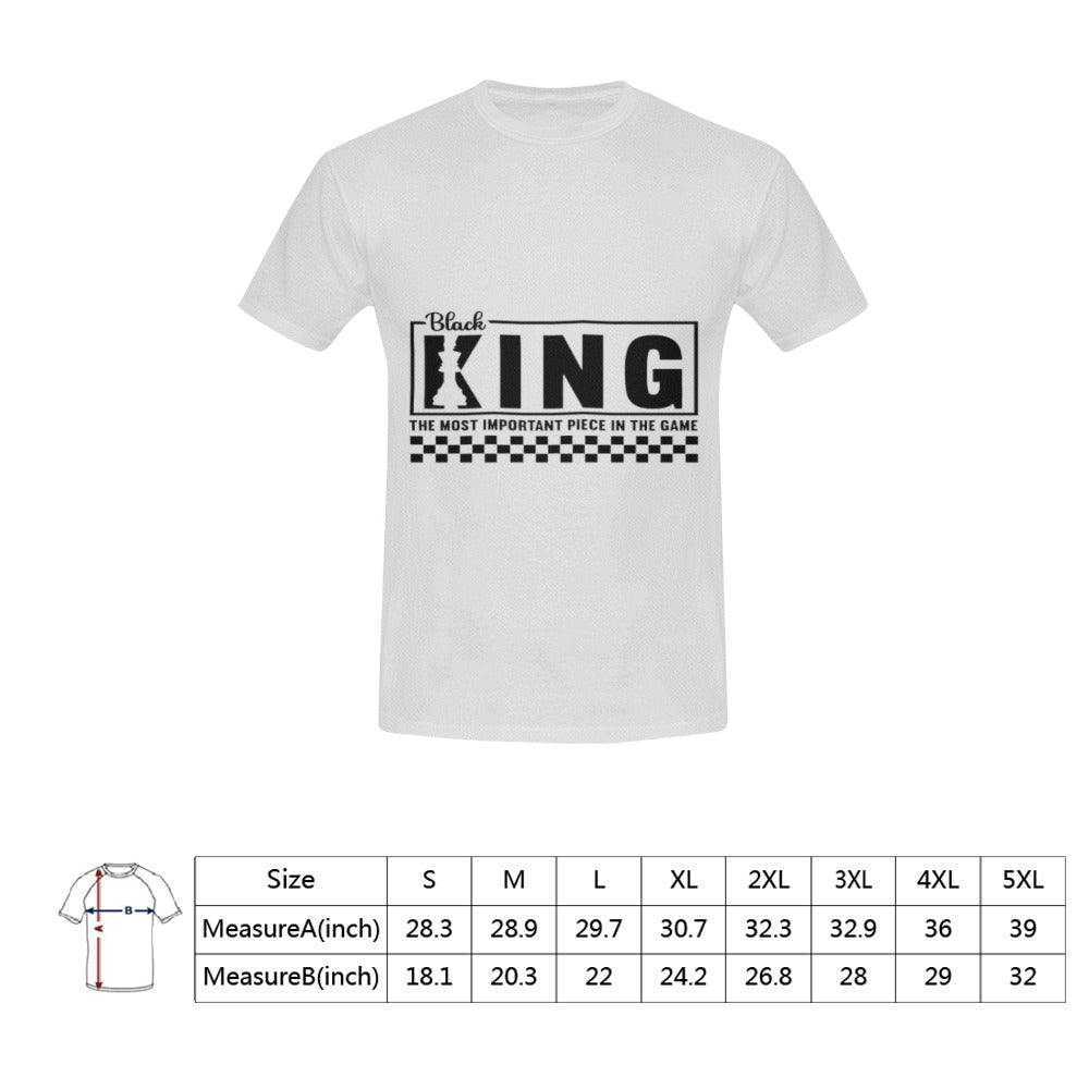 Chess_King Men's T-Shirt in USA Size (Front Printing Only)