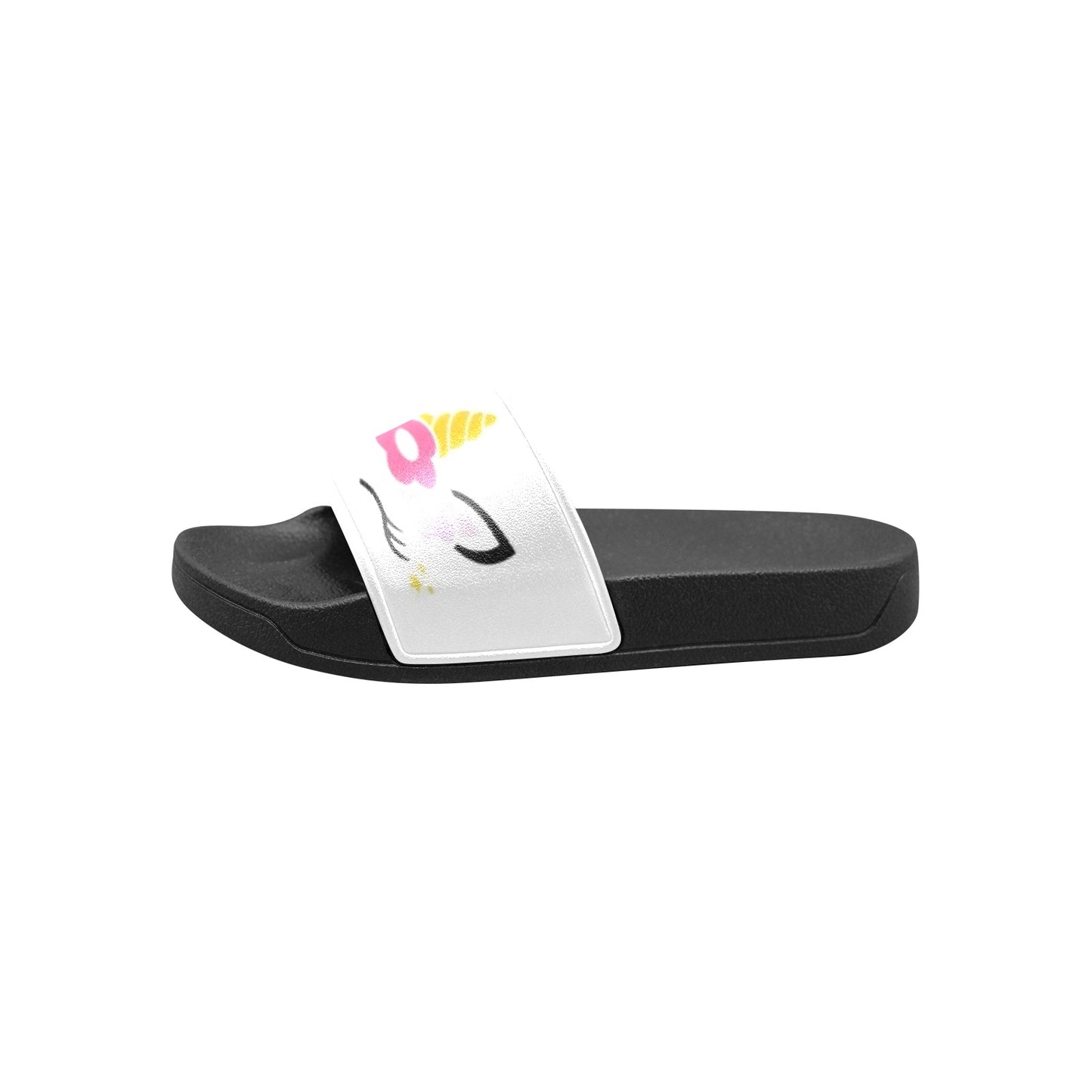 Unicorn Girl Kids' Slide Sandals (Model 057)