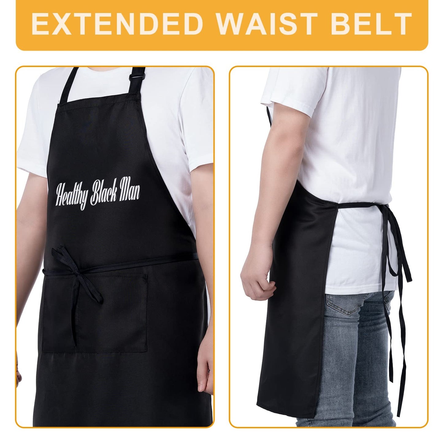Waterproof Apron for Men (Vinyl Heat Transfer)