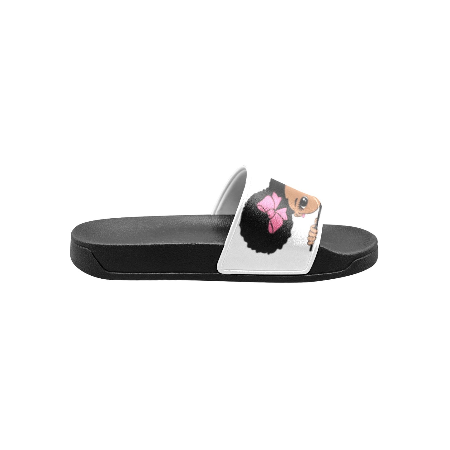 Girl's Peek-A-Boo Kids' Slide Sandals (Model 057)