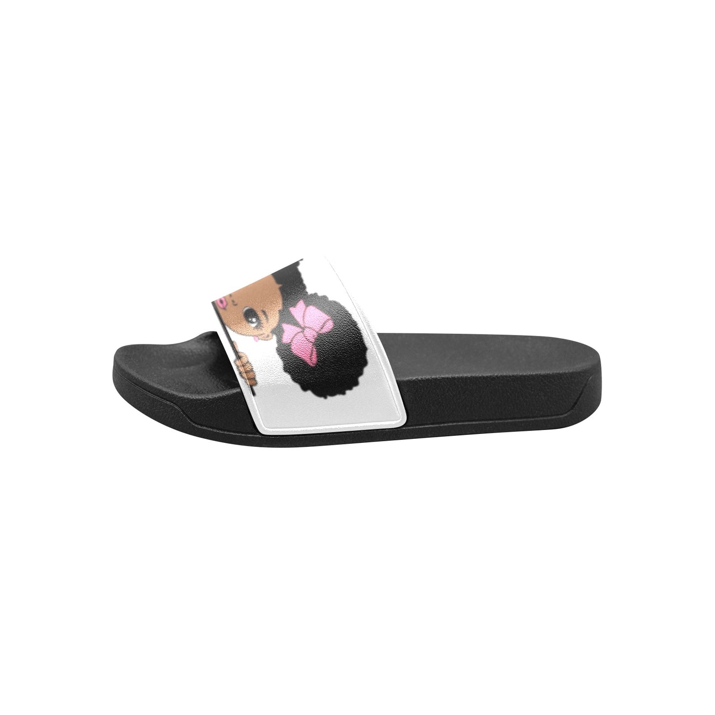 Girl's Peek-A-Boo Kids' Slide Sandals (Model 057)