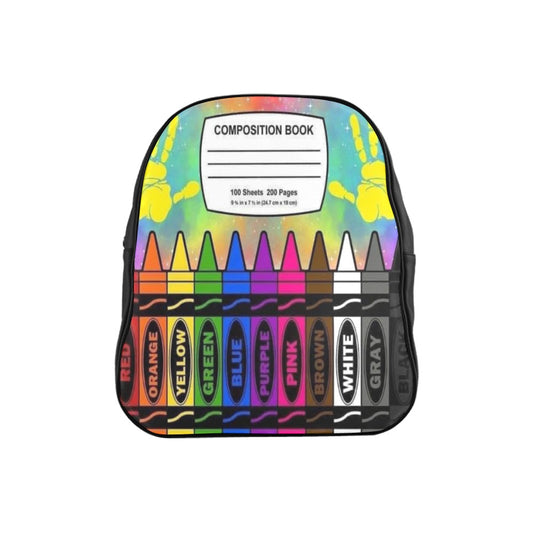 Composition Book Small School Backpack (Model 1601)