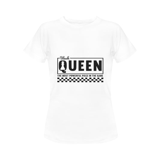 Chess Queen Women's T-Shirt in USA Size (Front Printing Only)