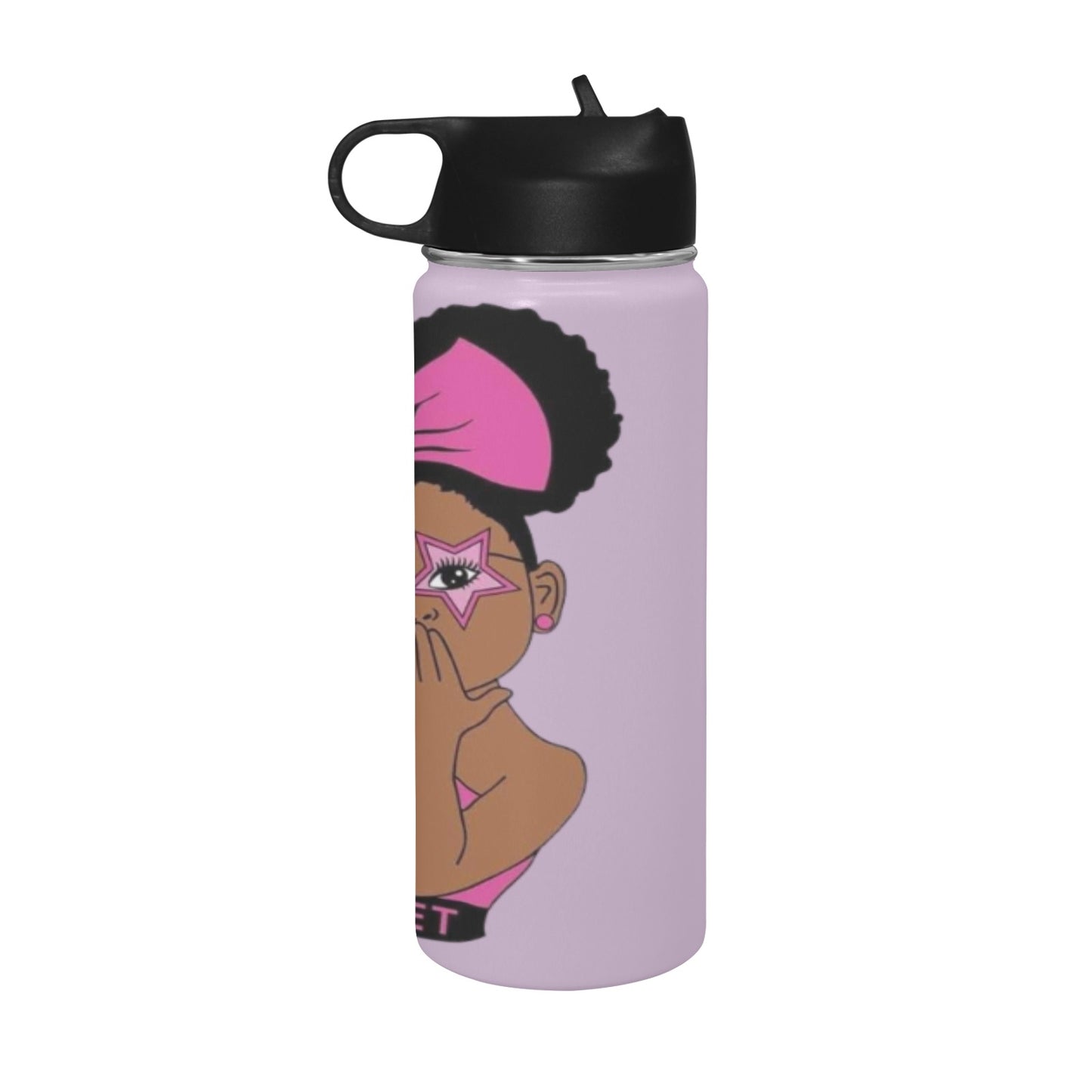 I'm a Star Insulated Water Bottle with Straw Lid (18 oz)