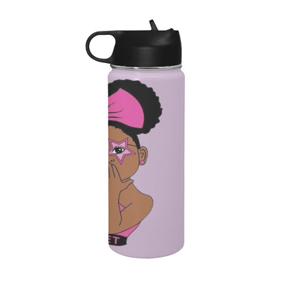 I'm a Star Insulated Water Bottle with Straw Lid (18 oz)